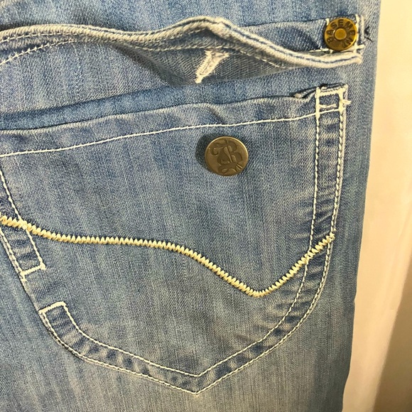 Basement Jeans, Size 36 x 32, Color Stonewashed Blue, No holes or Stains - Picture 5 of 8